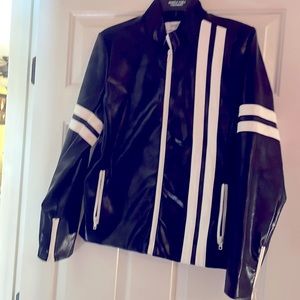 Vegan Black Leather Jacket